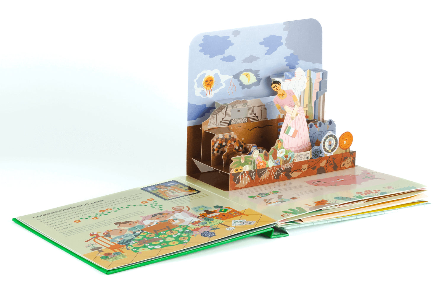 ART POPS: Frida Kahlo Ein Pop-up-Buch | Pop-up Bilderbuch über große Kün Alice Harman 9783737373869 FISCHER Duden Kinderb...