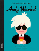 Andy Warhol Little People, Big Dreams. Deutsche Ausgabe | Kind María Isabel Sánchez Vegara 9783458644026 Insel Verlag (1)