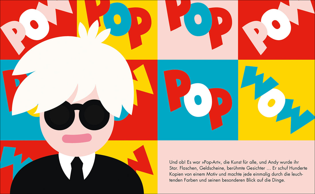 Andy Warhol Little People, Big Dreams. Deutsche Ausgabe | Kind María Isabel Sánchez Vegara 9783458644026 Insel Verlag (3)