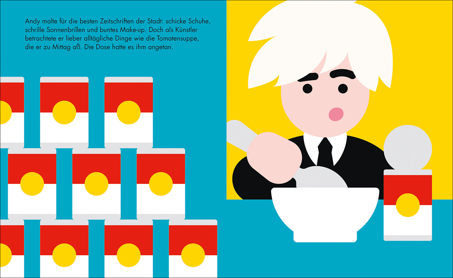 Andy Warhol Little People, Big Dreams. Deutsche Ausgabe | Kind María Isabel Sánchez Vegara 9783458644026 Insel Verlag (4)