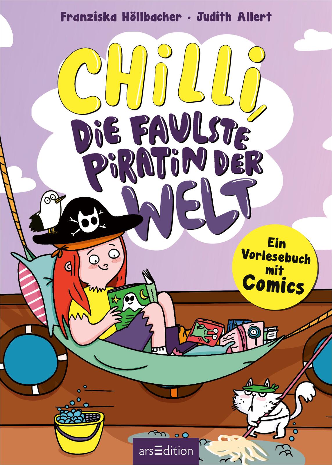 ArsEdition GmbH 9783845859965 Chilli, die faulste Piratin der Welt Ein Vorlesebuch mit Comics (3)