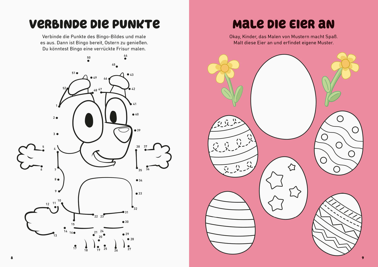 BLUEY – Oster-Spaß – Ein Bastel- und Kreativ-Buch Mit Osterkörbchen zum Ausschneiden 9783570181874 cbj Kinderbücher Verla...