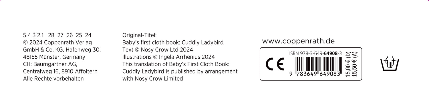 Babys kuschelweiches Kontrastbuch (Stoffbuch) Mit Spiegel und Stoffklappen 978-3-649649083 Coppenrath Verlag GmbH & Co. K...