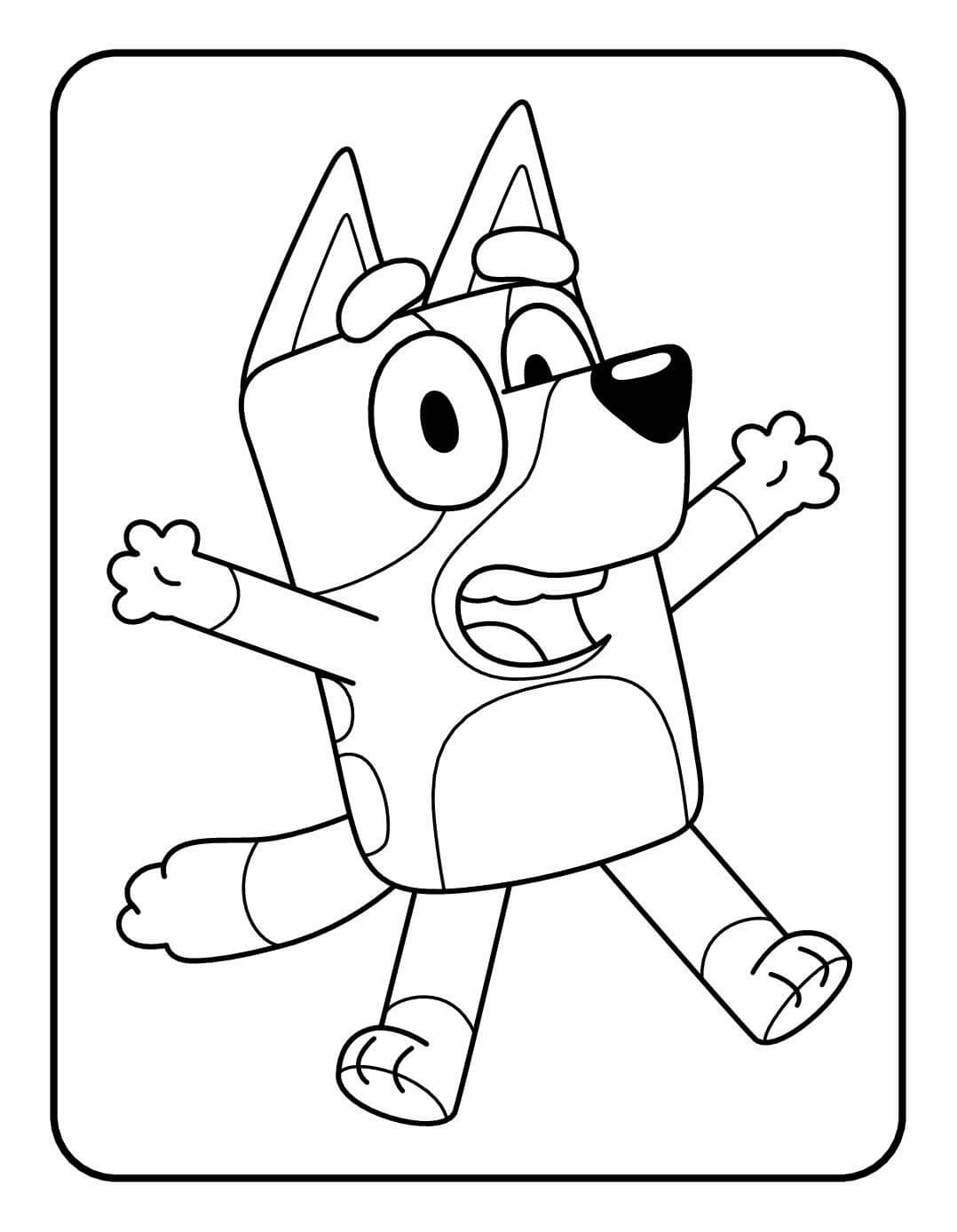 Bluey Mein Malblock Lustiges Malbuch für kleine Fans ab 3 Jahren der b 9783849947743 Schwager und Steinlein Verlag GmbH (3)