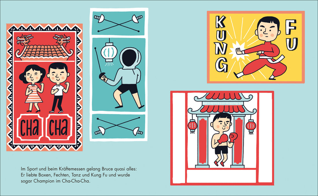 Bruce Lee Little People, Big Dreams. Deutsche Ausgabe | Kind María Isabel Sánchez Vegara 9783458179122 Insel Verlag (3)