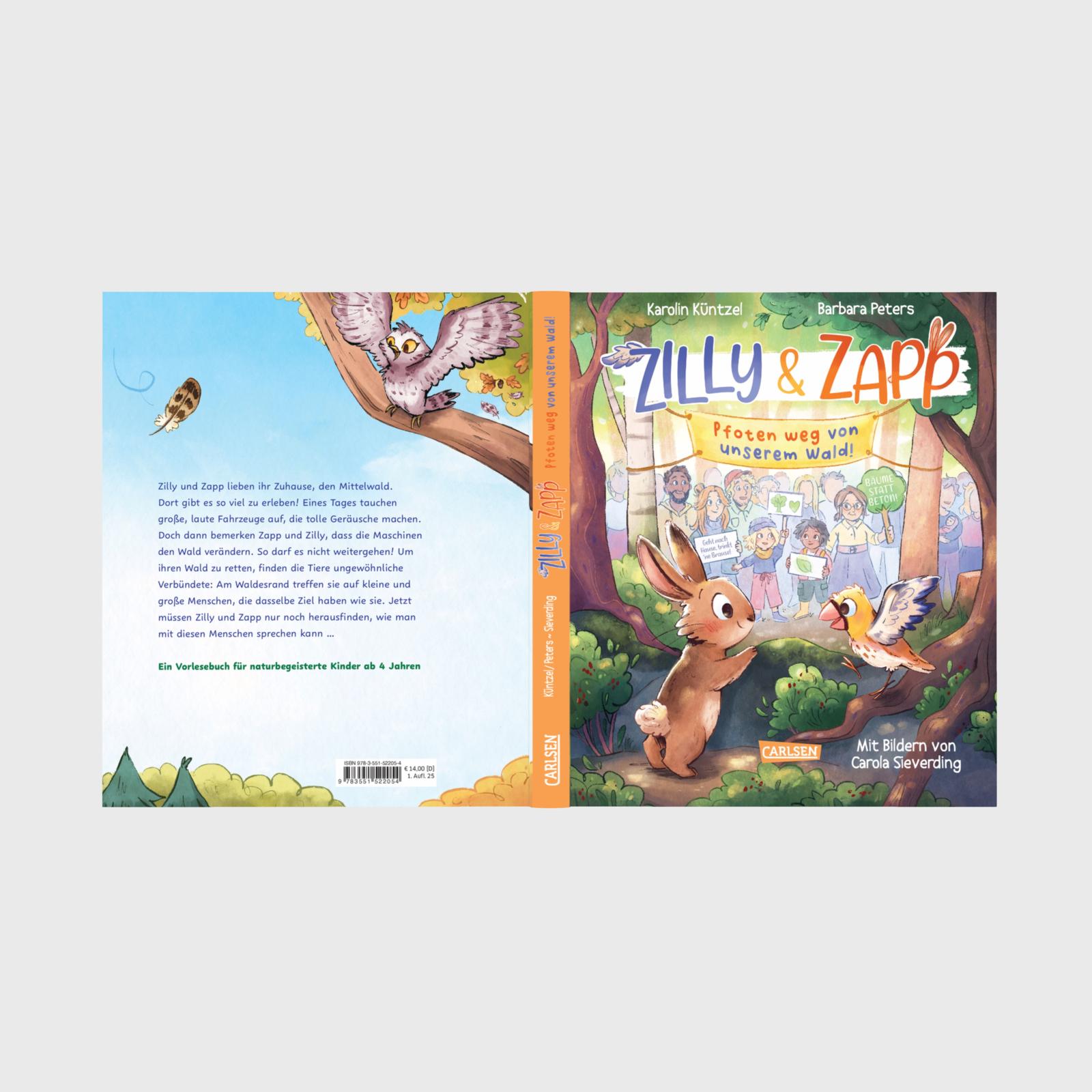 Carlsen Verlag GmbH 9783551522054 Zilly und Zapp Pfoten weg von unserem Wald! (4)