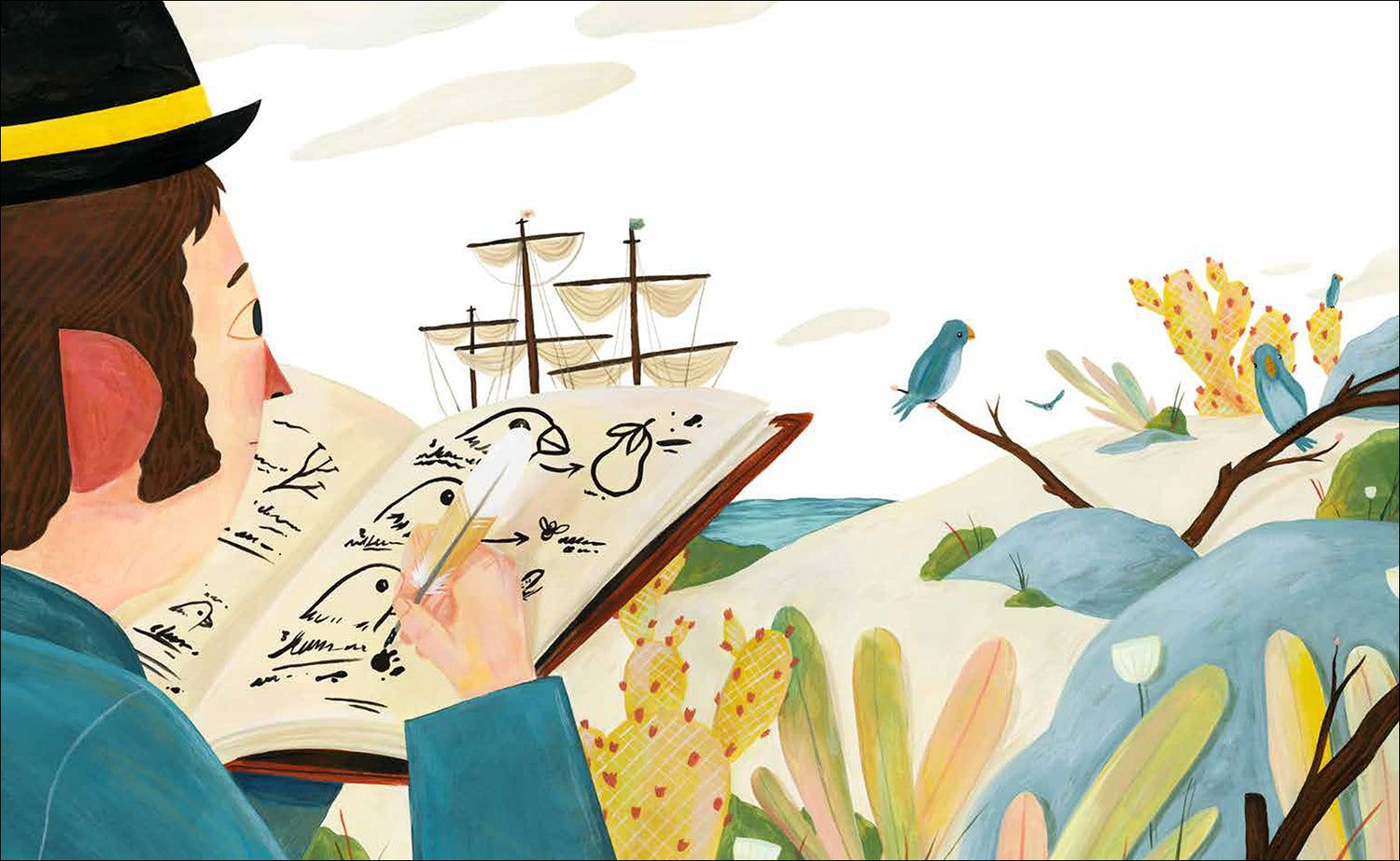 Charles Darwin Little People, Big Dreams. Deutsche Ausgabe | Kind María Isabel Sánchez Vegara 9783458643623 Insel Verlag (3)