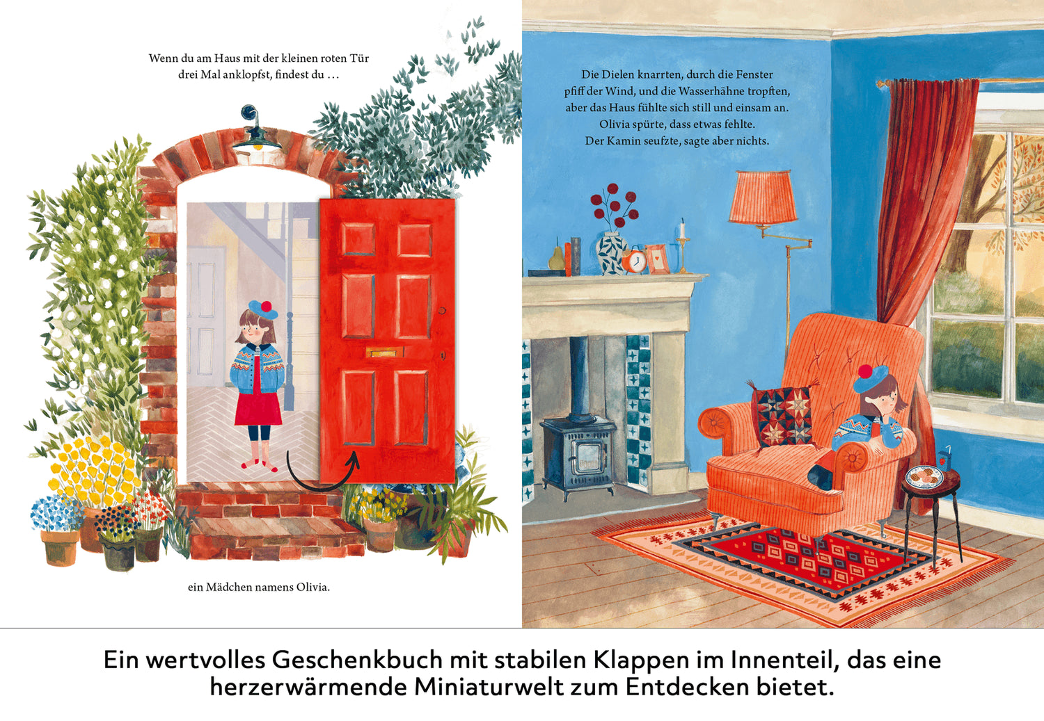 Das Haus mit der kleinen roten Tür Wintergeschichte für Kinder ab 4 Jahren für die We Grace Easton 9783737374224 Fischer ...