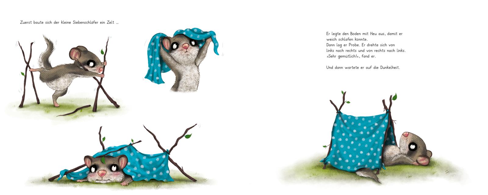 Der kleine Siebenschläfer 5: Die Geschichte vom kleinen Siebenschläfer, der überhaupt keine Angst im Sabine Bohlmann (4)