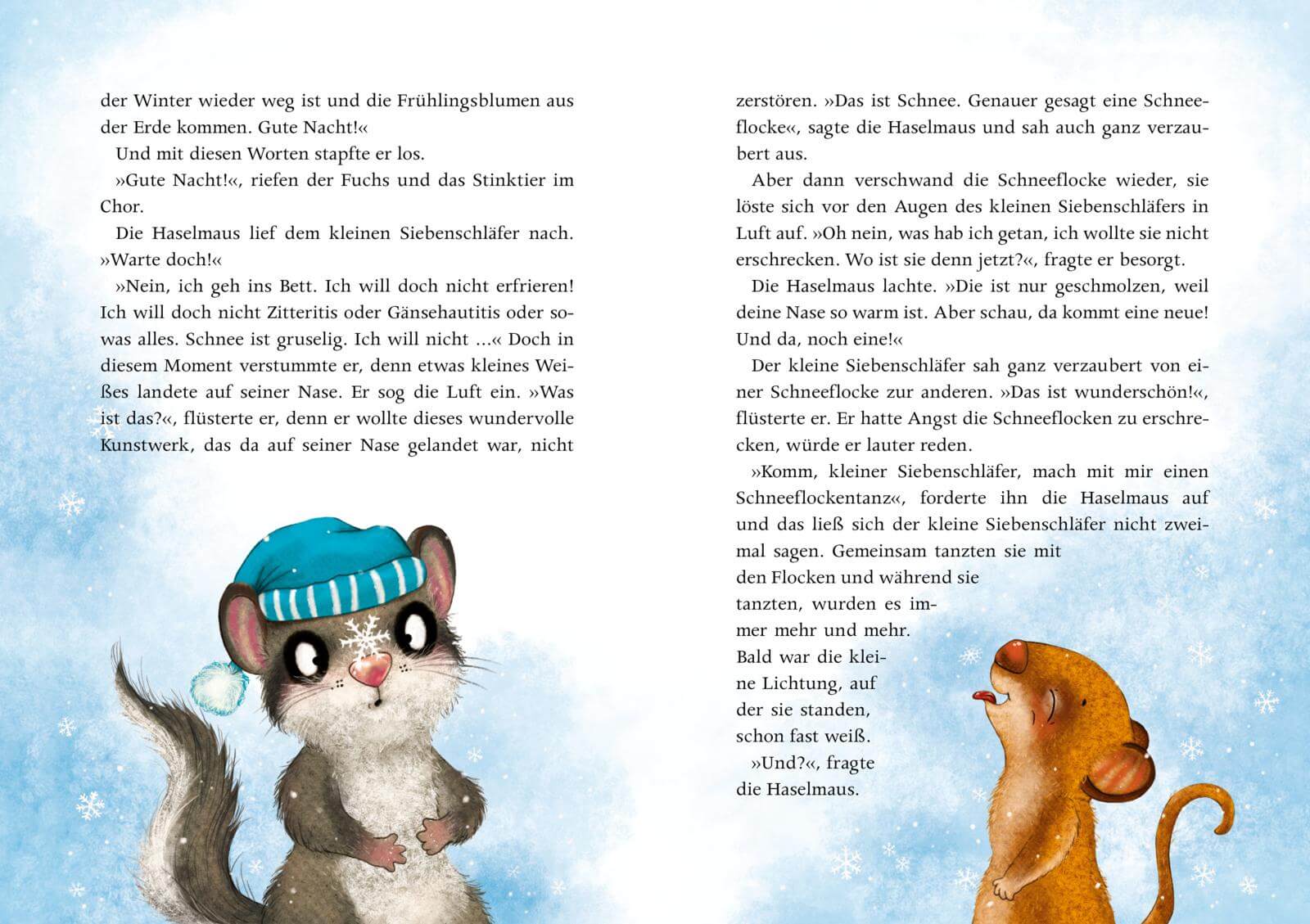 Der kleine Siebenschläfer: Eine Pudelmütze voller Wintergeschichten Vorlesebuch mit Fensterstickern Sabine Bohlmann Thien...