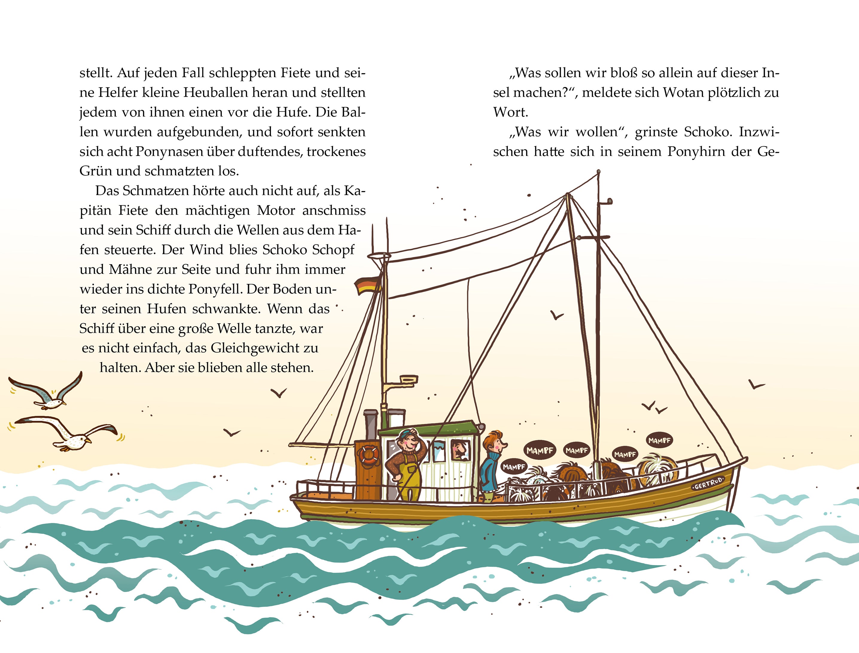 Die Haferhorde - Pony bei die Fische Band 18 der lustigen Ponyabenteuer für Kinder ab 8 Suza Kolb 9783734840418 (5)