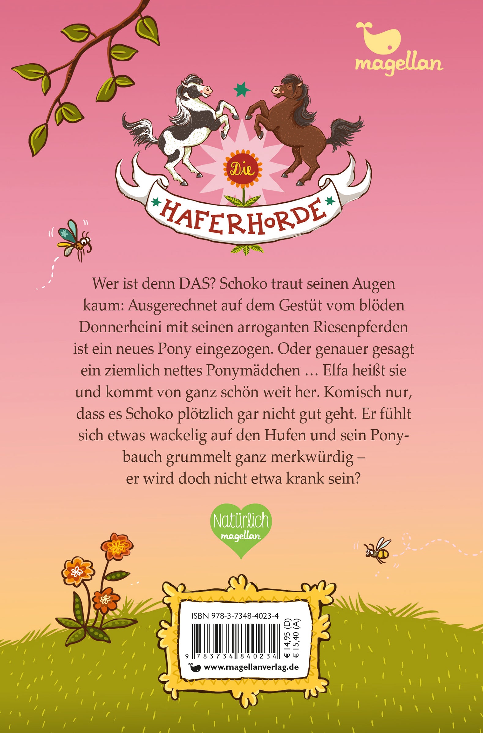 Die Haferhorde - Schmetterlinge im Ponybauch Band 4 der lustigen Ponyabenteuer für Kinder ab 8  Suza Kolb 9783734840234 (2)