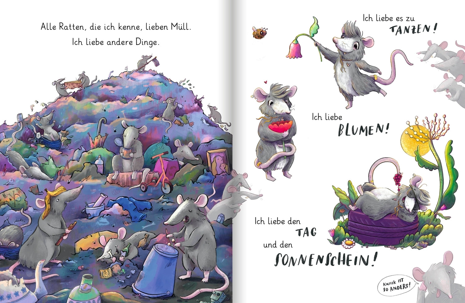 Die kleine Ratte Kwiik macht stark. Weil ich anders bin  Anahita 9783751205429 Friedrich Oetinger GmbH (4)