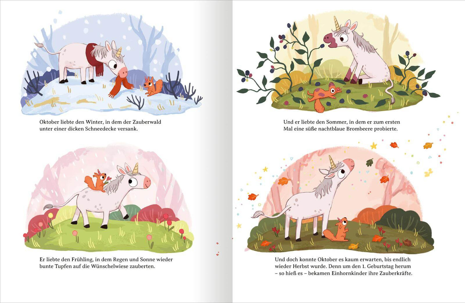 Ein Einhorn namens Oktober Ein Bilderbuch über die Zauberkraft, die in uns al Maria Höck 9783845865133 ArsEdition GmbH (4)