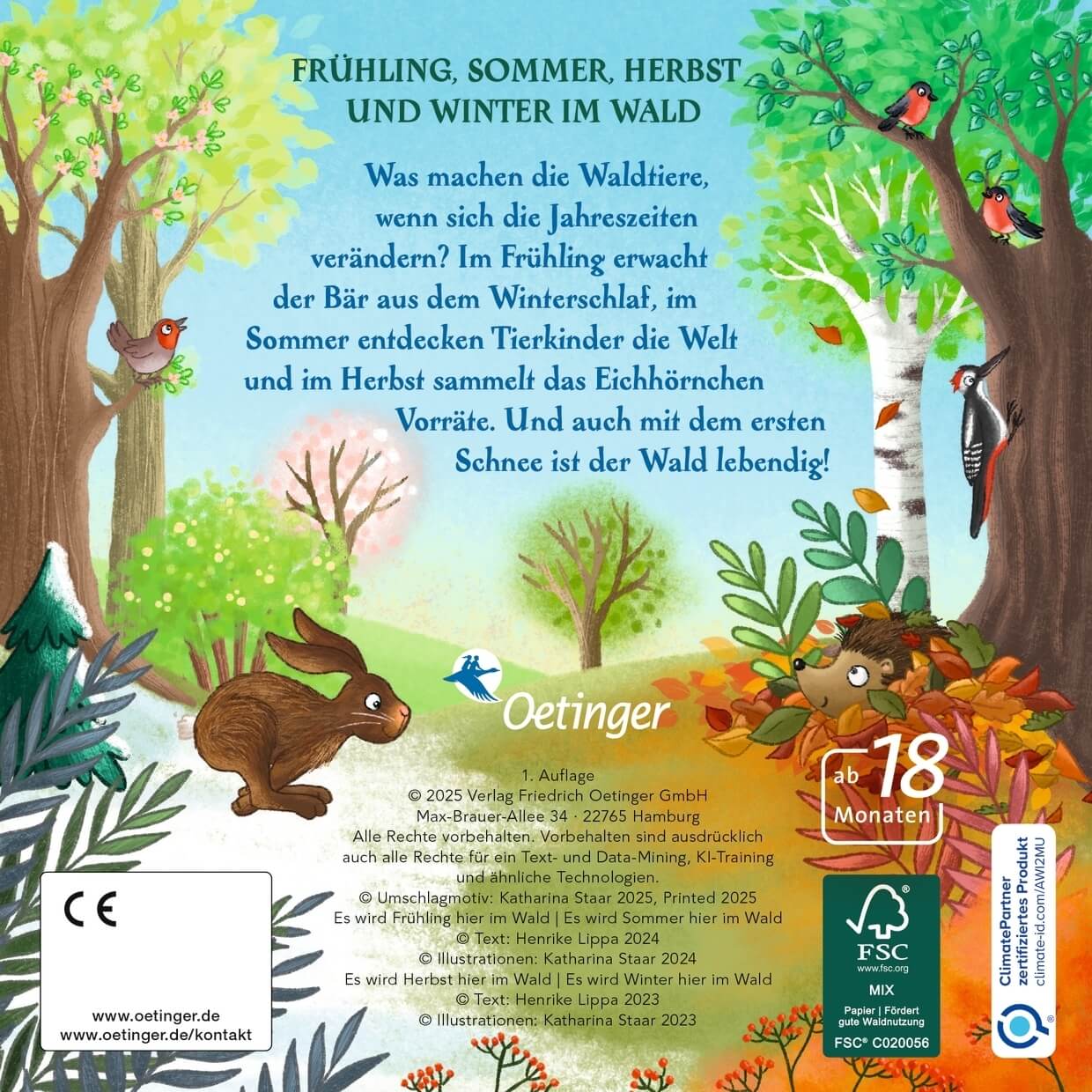 Ein ganzes Jahr hier im Wald Henrike Lippa 9783751207430 Friedrich Oetinger GmbH (2)