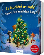 Es leuchtet im Wald, kommt Weihnachten bald? Zauberhaftes Mitmachbuch mit Schiebeelementen Anja Kiel 9783480239849 Thiene...