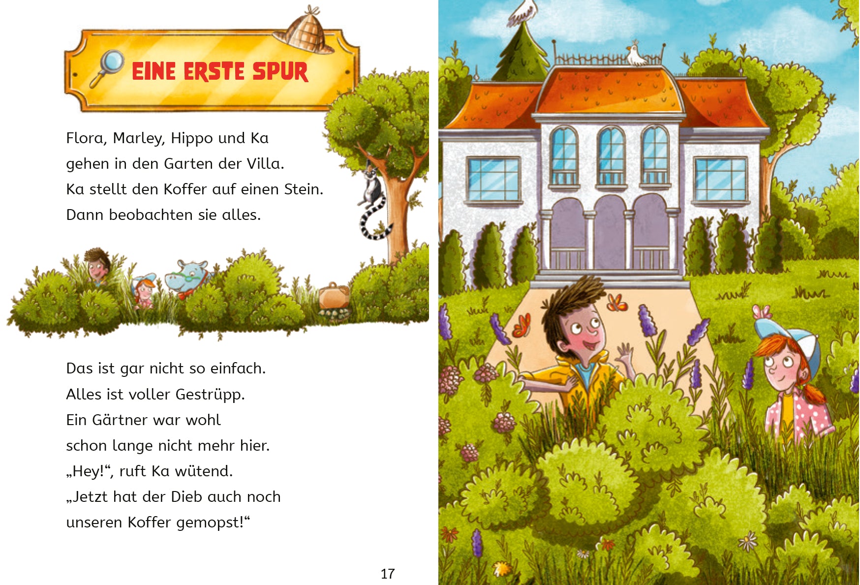 Fischer Sauerländer 978-3-7373-7284-8 Tierdetektive Hippo & Ka – Wer hat den Mops gemopst? (4)