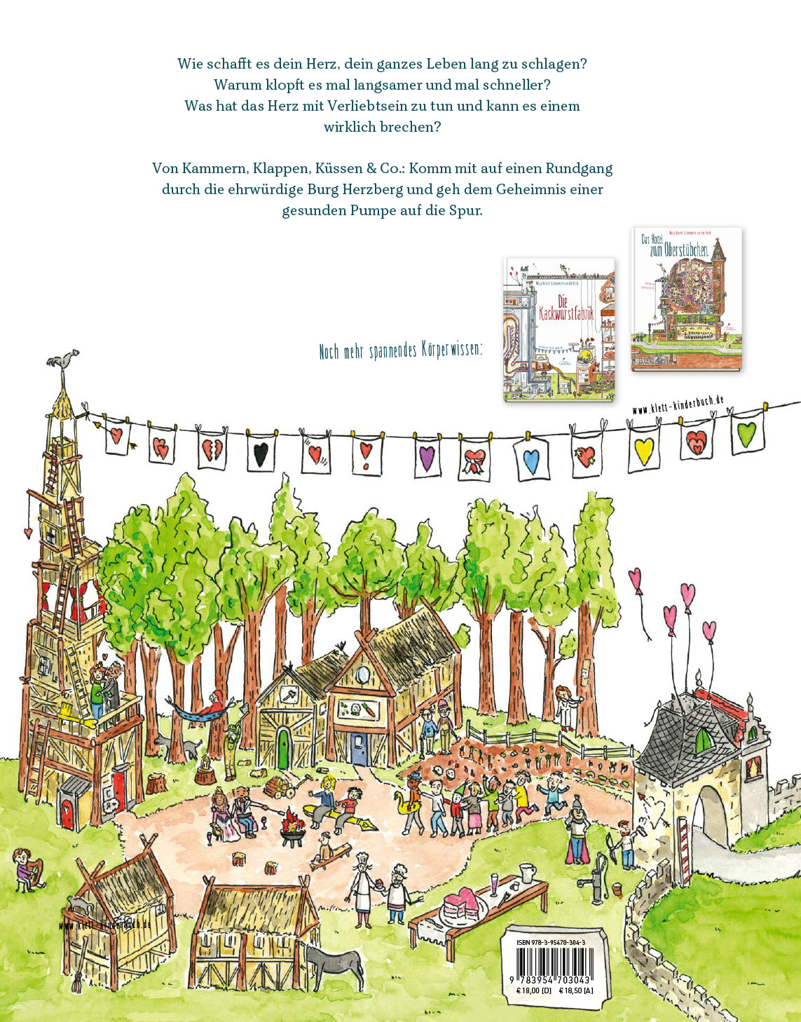 Klett Kinderbuch 9783954703043 Burg Herzberg – Bitte klopfen! Nachfolger von "Die Kackwurstfabrik" und "Das Hote (2)