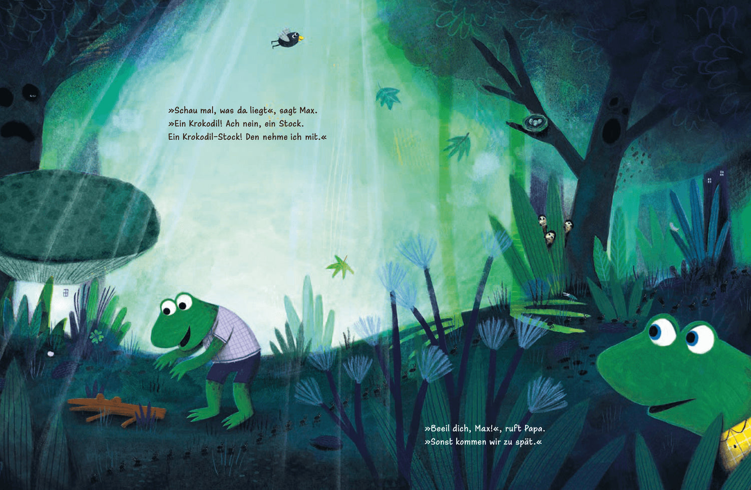 Komm mit, kleiner Frosch Liebevolles Bilderbuch zum Vorlesen für Kinder ab  Loes Riphagen 9783737374293 Fischer Sauerländ...