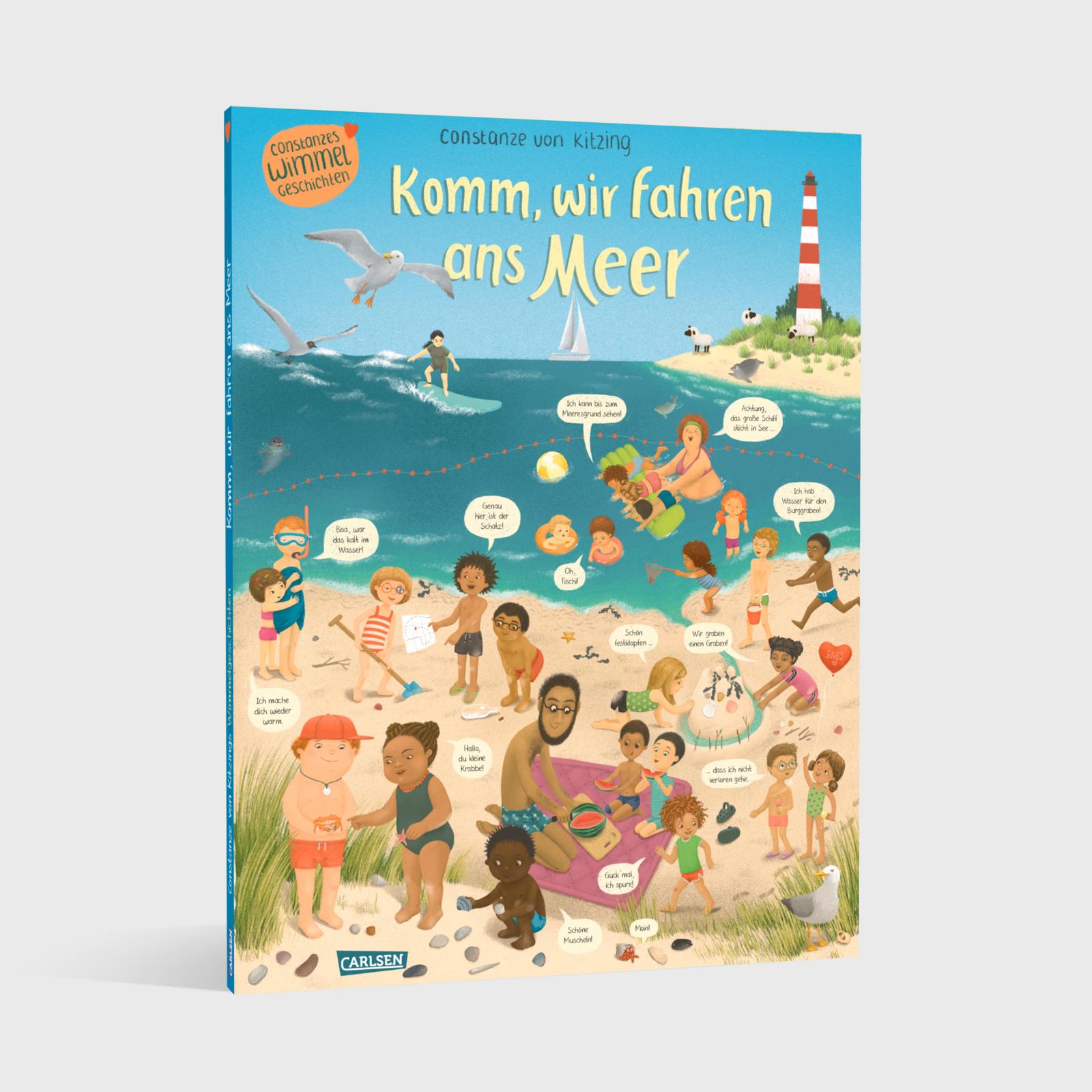 Komm, wir fahren ans Meer (Constanze von Kitzings Wimmelgeschichten 4) Constanze von Kitzing 9783551172624 (3)