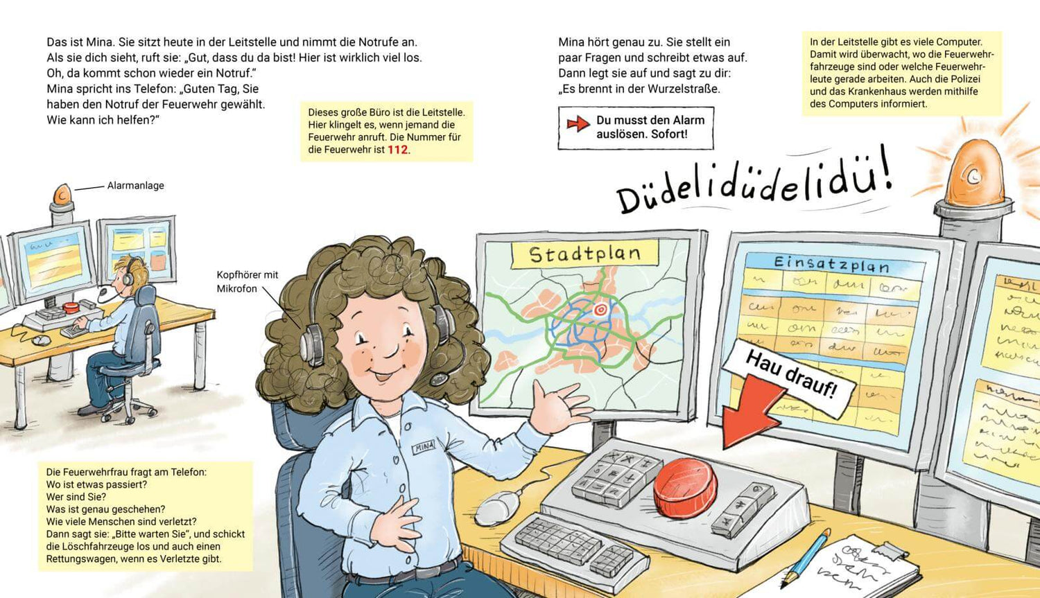 Mach mit - Bei der Feuerwehr Sandra Grimm 9783551254436 Carlsen Verlag GmbH (4)