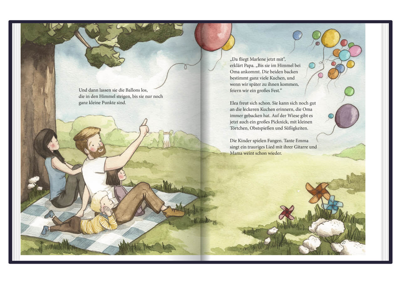 Marlene wohnt im Himmel Eine Geschichte für Geschwister von Sternenkindern Anna Koppri 9783761568552 Neukirchener Verlags...