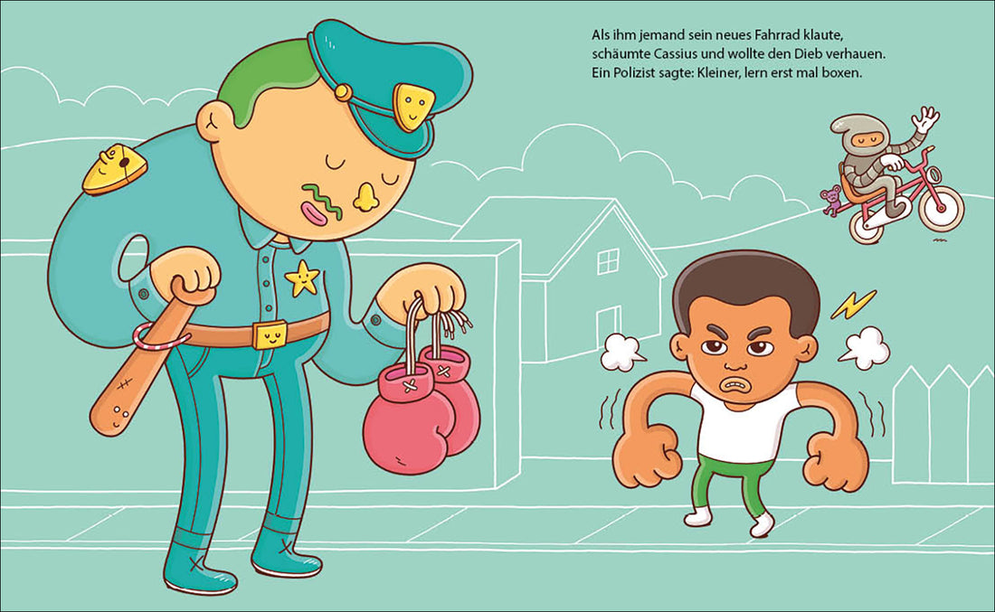 Muhammad Ali Little People, Big Dreams. Deutsche Ausgabe | Kind María Isabel Sánchez Vegara 9783458178347 Insel Verlag (3)