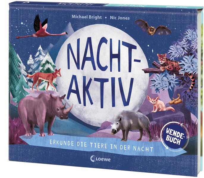 Tagaktiv/Nachtaktiv Erkunde die Tiere am Tag und in der Nacht - Wunder Michael Bright 9783743220942 Loewe Verlag GmbH (1)