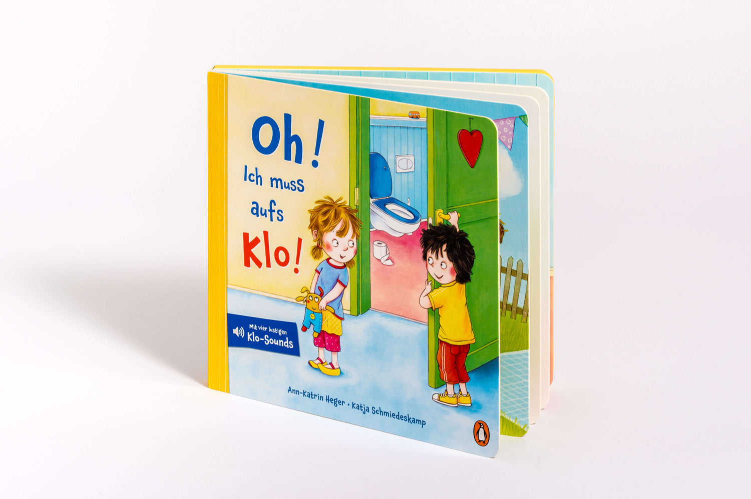 Oh! Ich muss aufs Klo! Pappbilderbuch mit vier lustigen Klo-Sounds ab 2 J Ann-Katrin Heger 9783328304227 Penguin Junior (4)