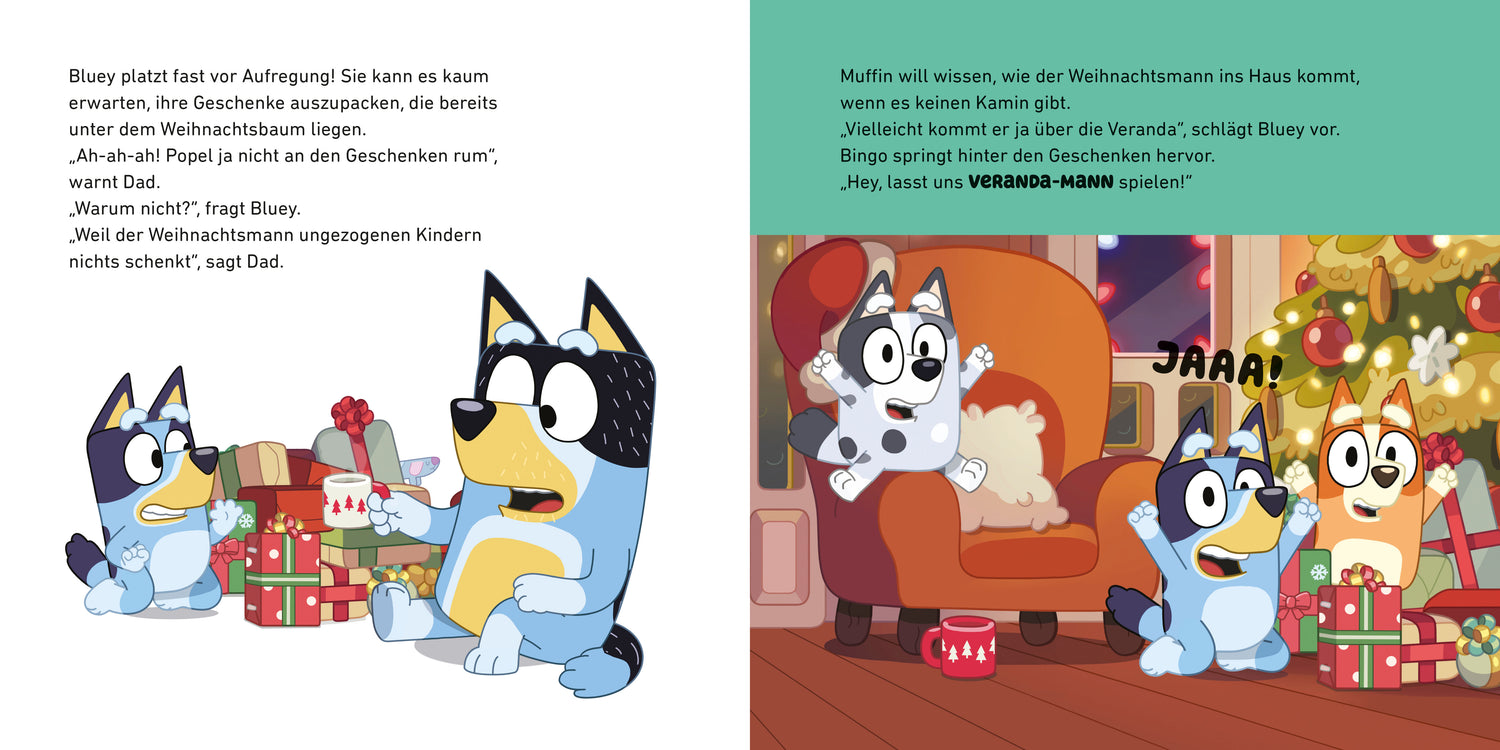 Penguin Junior 978-3-570-18197-3 BLUEY – Fröhliche Weihnachten mit Veranda-Mann Bilderbuch für Kinder ab 3 Jahren (4)