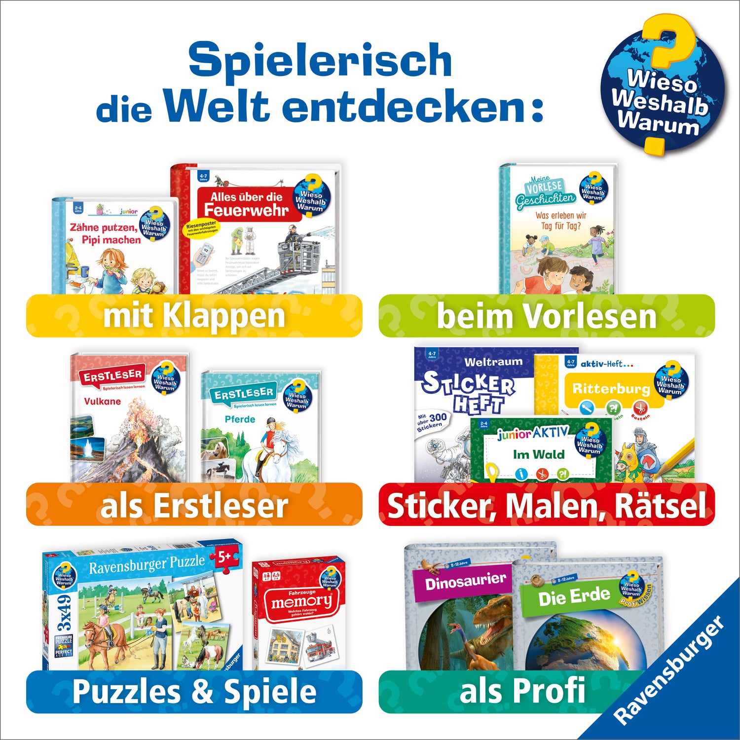Ravensburger AG 978-3-473-60073-1 Wieso? Weshalb? Warum? Meine Vorlesegeschichten, Band 2 - Was passiert in Wald und Wiese...
