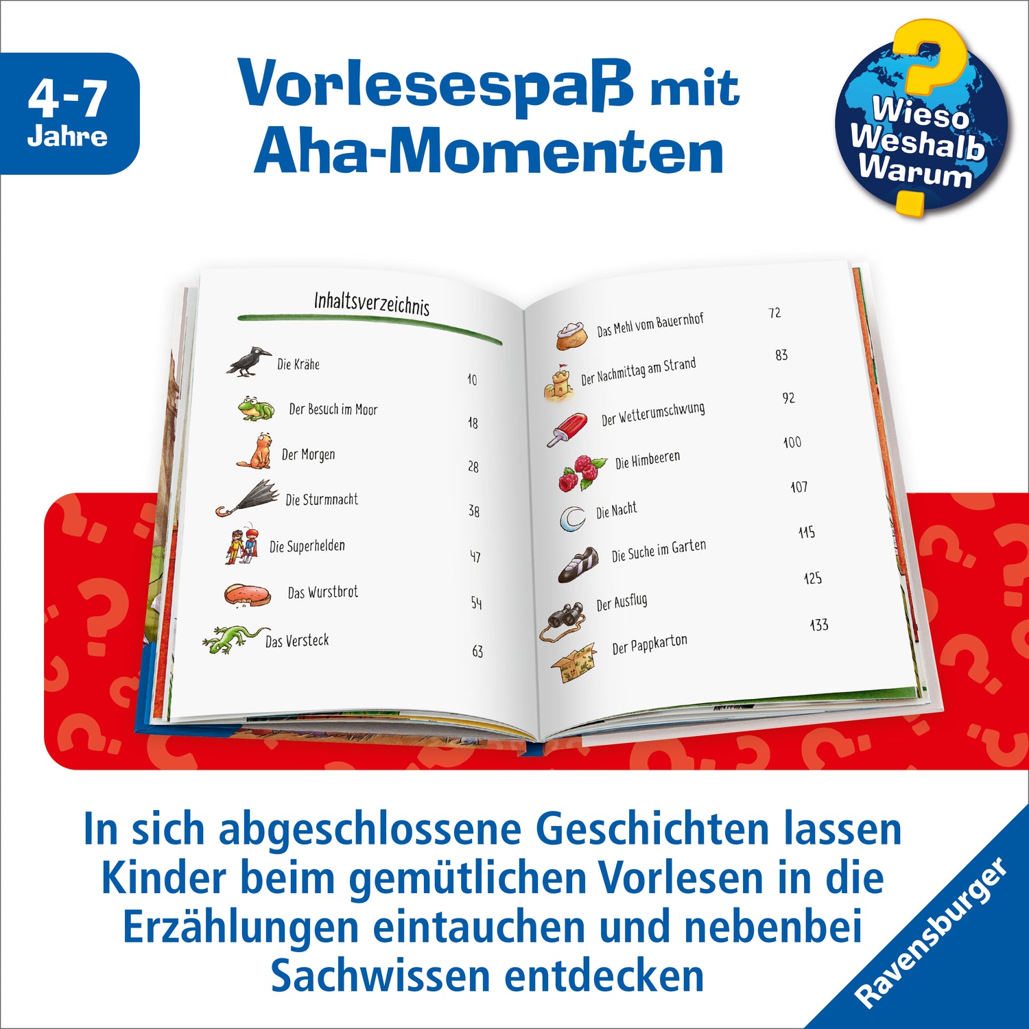 Ravensburger AG 978-3-473-60073-1 Wieso? Weshalb? Warum? Meine Vorlesegeschichten, Band 2 - Was passiert in Wald und Wiese...