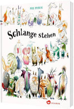 Schlange stehen Witziges Bilderbuchabenteuer mit großartigen Tiere Per Dybvig 9783848903283 Aladin in Thienemann-Esslinge...