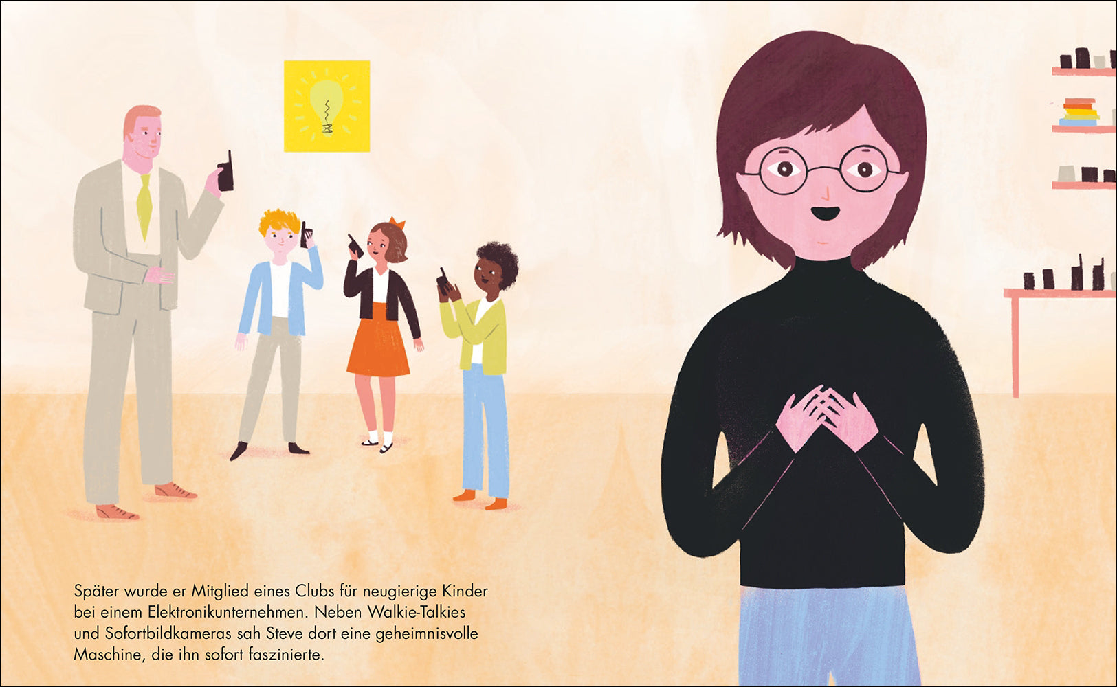 Steve Jobs Little People, Big Dreams. Deutsche Ausgabe | Kind María Isabel Sánchez Vegara 9783458179771 Insel Verlag (3)