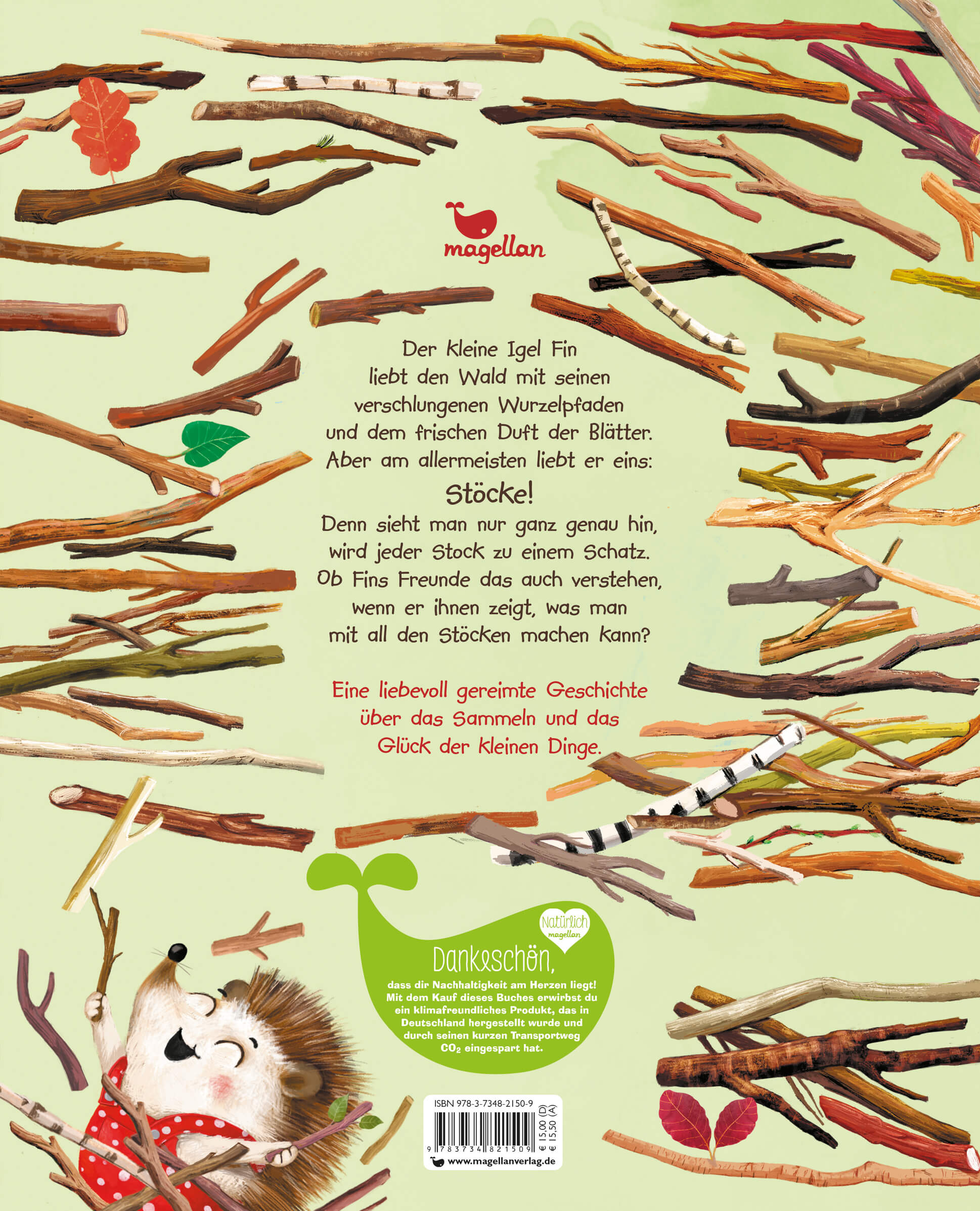 Stöcke, Stöcke, Stöcke Ein Bilderbuch zum Vorlesen ab 3 Jahren über das G Lisa Gastager 978-3-7348-2150-9 Magellan GmbH &...