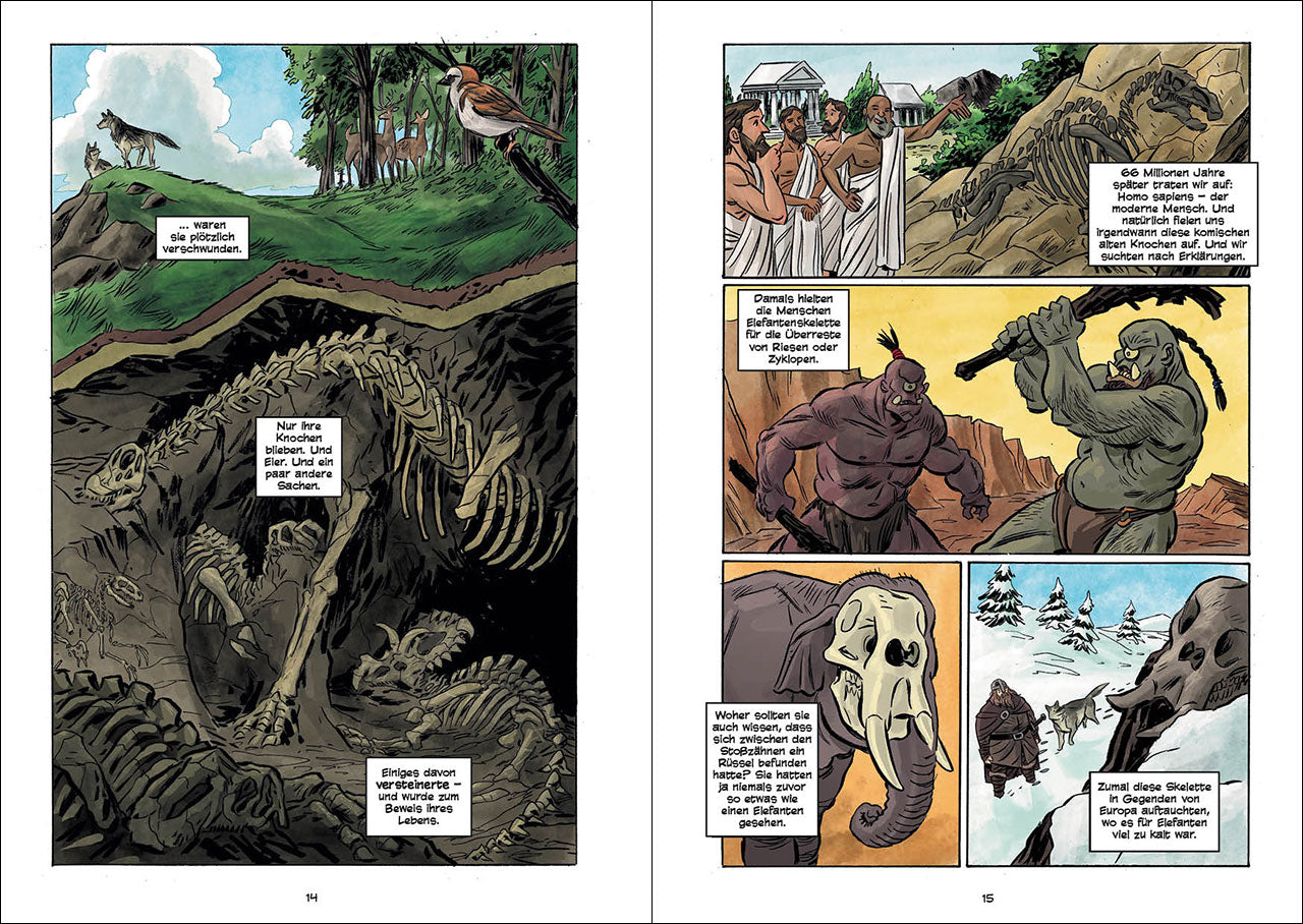 Superbrain-Comics - Auf den Spuren der Dinosaurier Comic-Zeitreise durch die Urzeit - Die coolsten Sa MK Reed 97837432180...