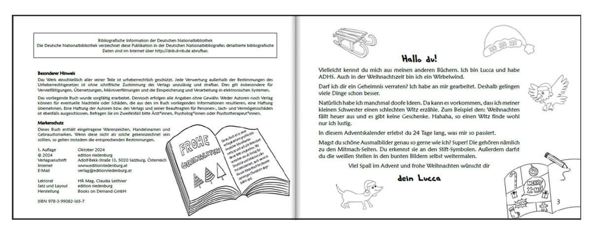 Supergut mit ADHS – Adventskalender: 24 Tage Positive Psychologie, 24 Mitmach-Seiten und viele stark Sigrun Eder edition ...