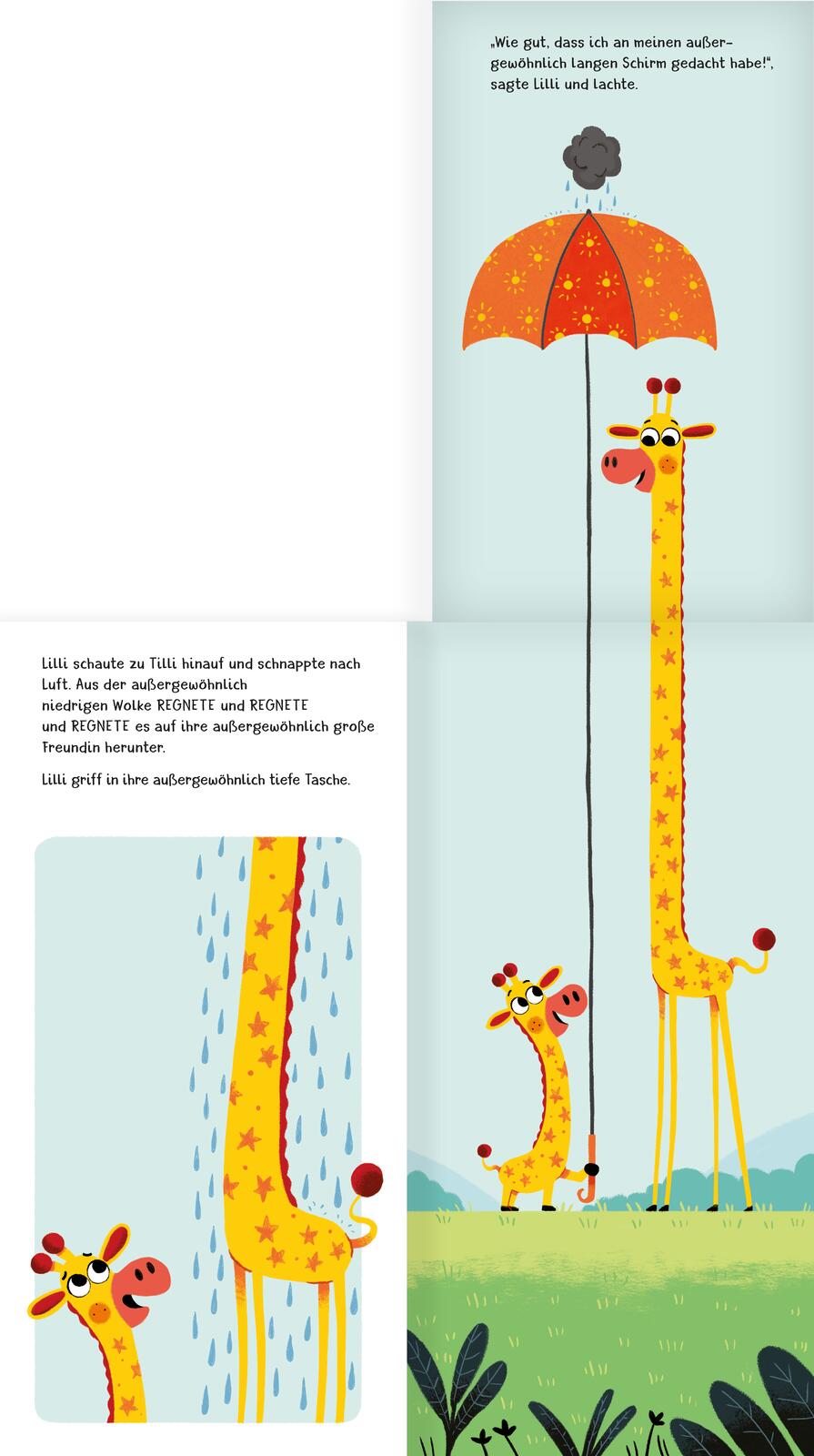 Tilli und Lilli und die Sache mit der Wolke Lustige Freundschaftsgeschichte mit Ausklappseiten Chris Jevons 9783522462501...