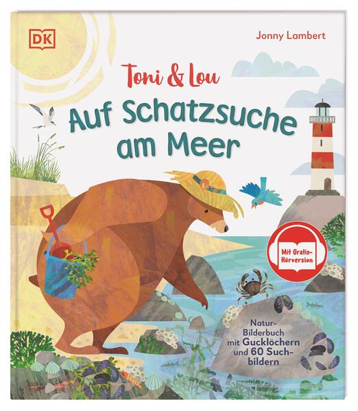 Toni & Lou. Auf Schatzsuche am Meer Natur-Bilderbuch mit Gucklöchern und 60 Suchbilder Jonny Lambert 9783831050215 (1)