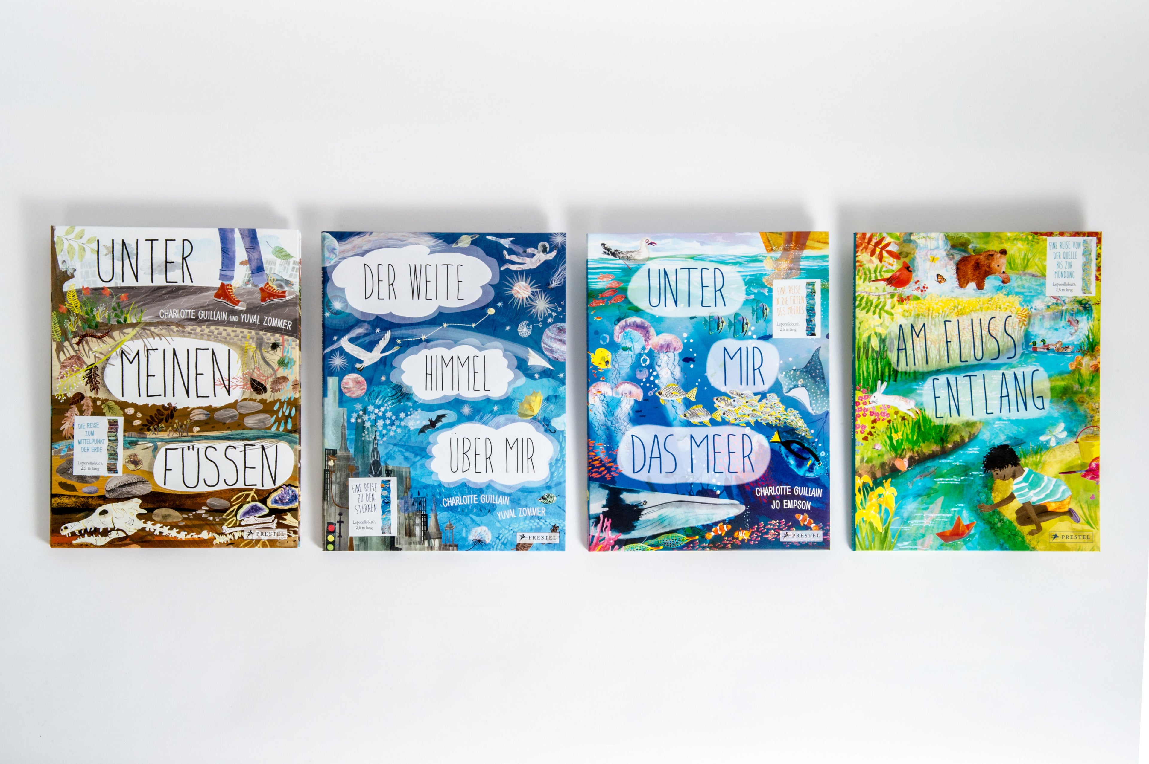 Unter mir das Meer Leporello-Wendebilderbuch mit 2,5 Metern Spannweit Jo Empson 9783791375427 (3)