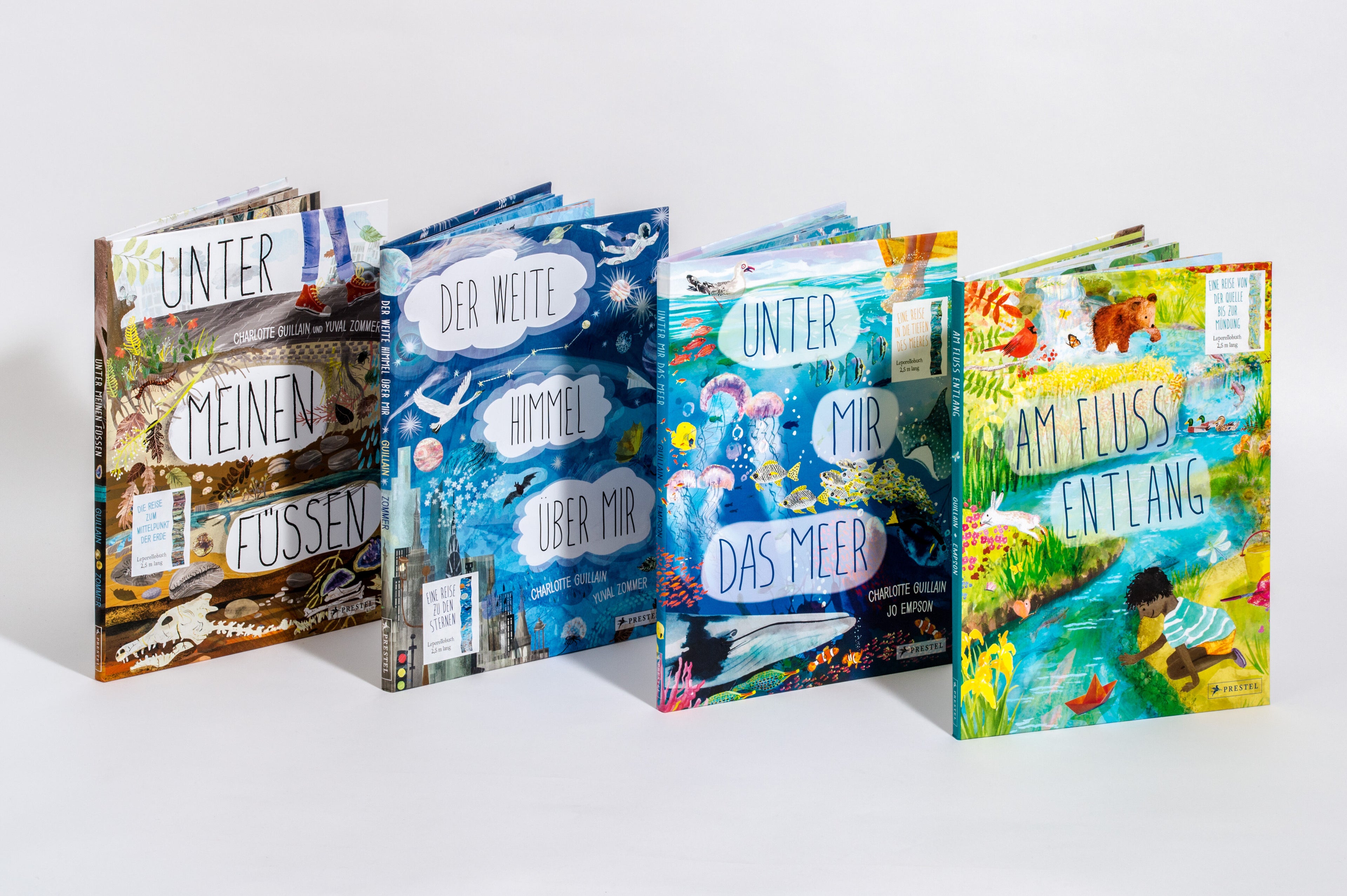 Unter mir das Meer Leporello-Wendebilderbuch mit 2,5 Metern Spannweit Jo Empson 9783791375427 (4)