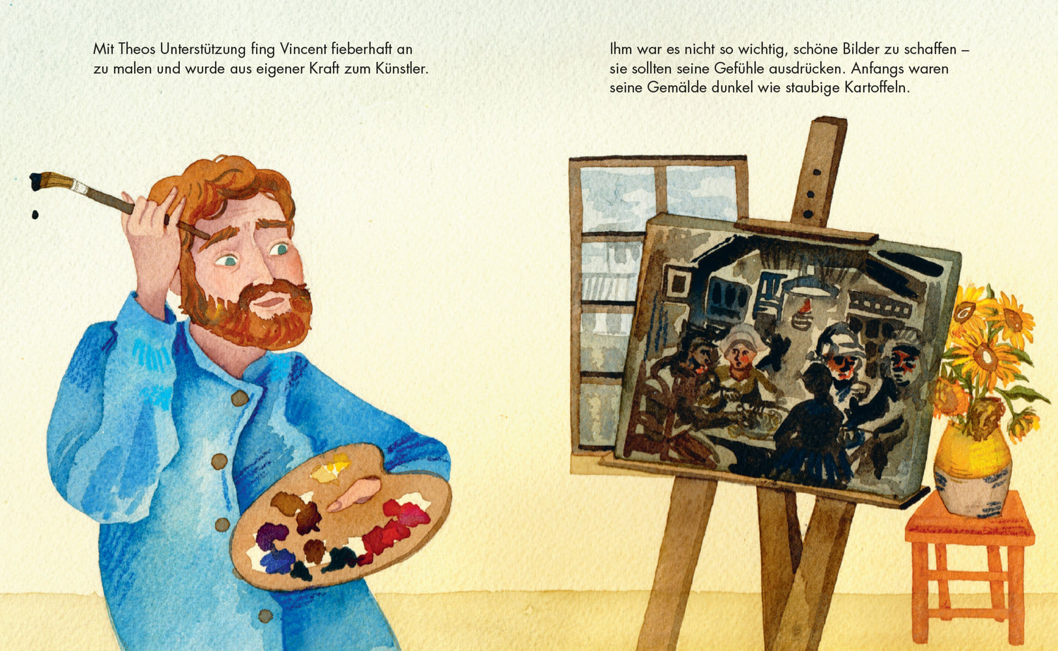 Vincent van Gogh Little People, Big Dreams. Deutsche Ausgabe | Zu L María Isabel Sánchez Vegara 9783458644637 Insel Verla...