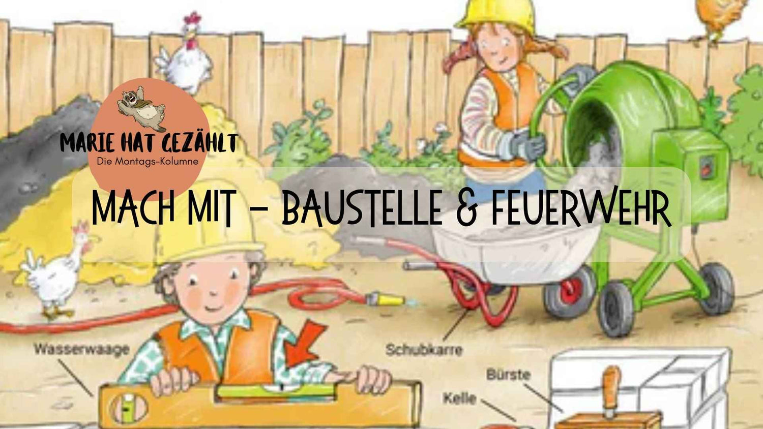 marie.zaehlt X Räuberfuchs - Mach mit - Baustelle & Feuerwehr - Räuberfuchs-Blog