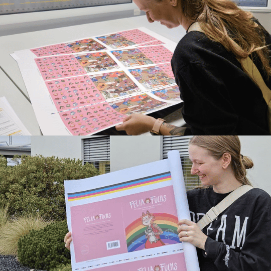 Bild Annika zu Besuch bei OedingPrint