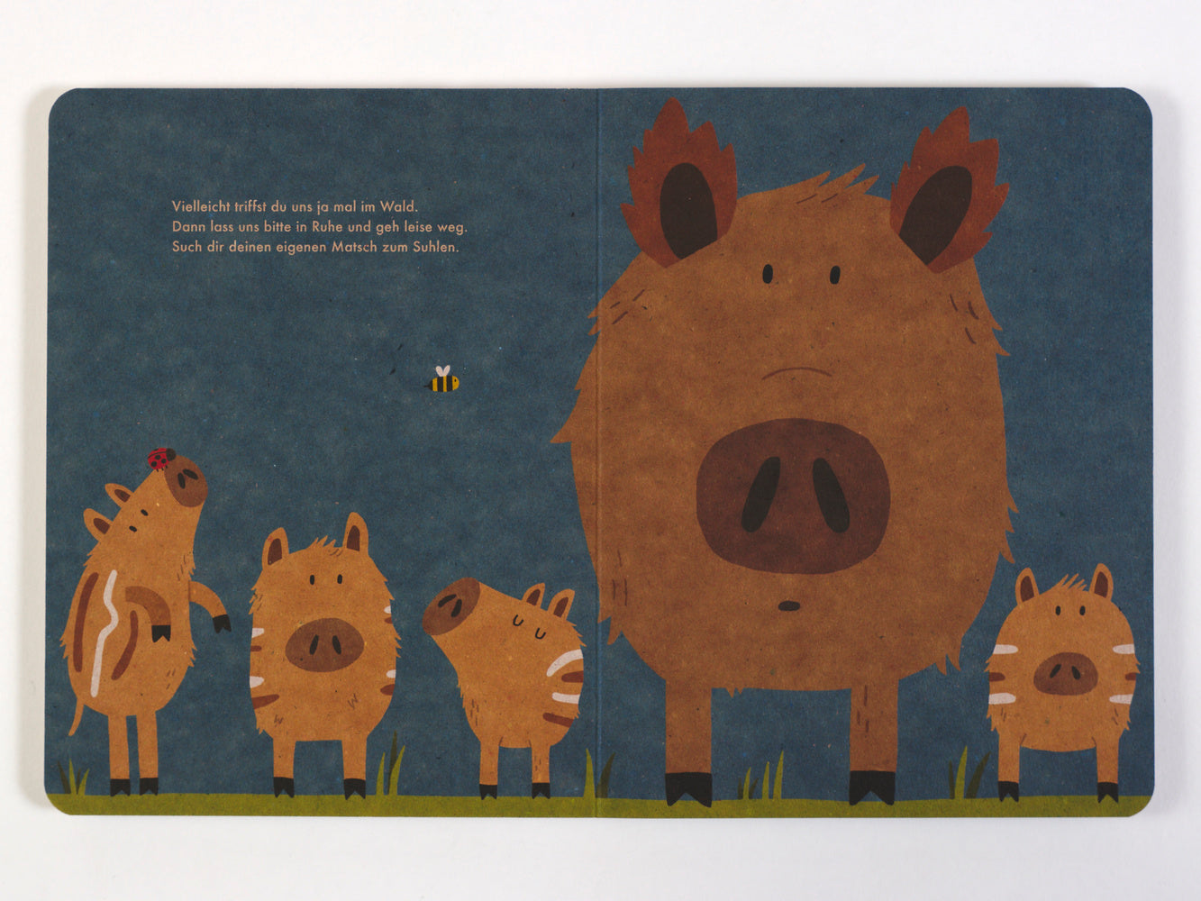 Ich bin das Wildschwein: 100% Naturbuch - Vierfarbiges Pappbilderbuch