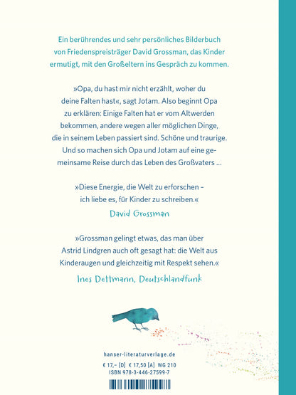 Opa, warum hast du Falten?