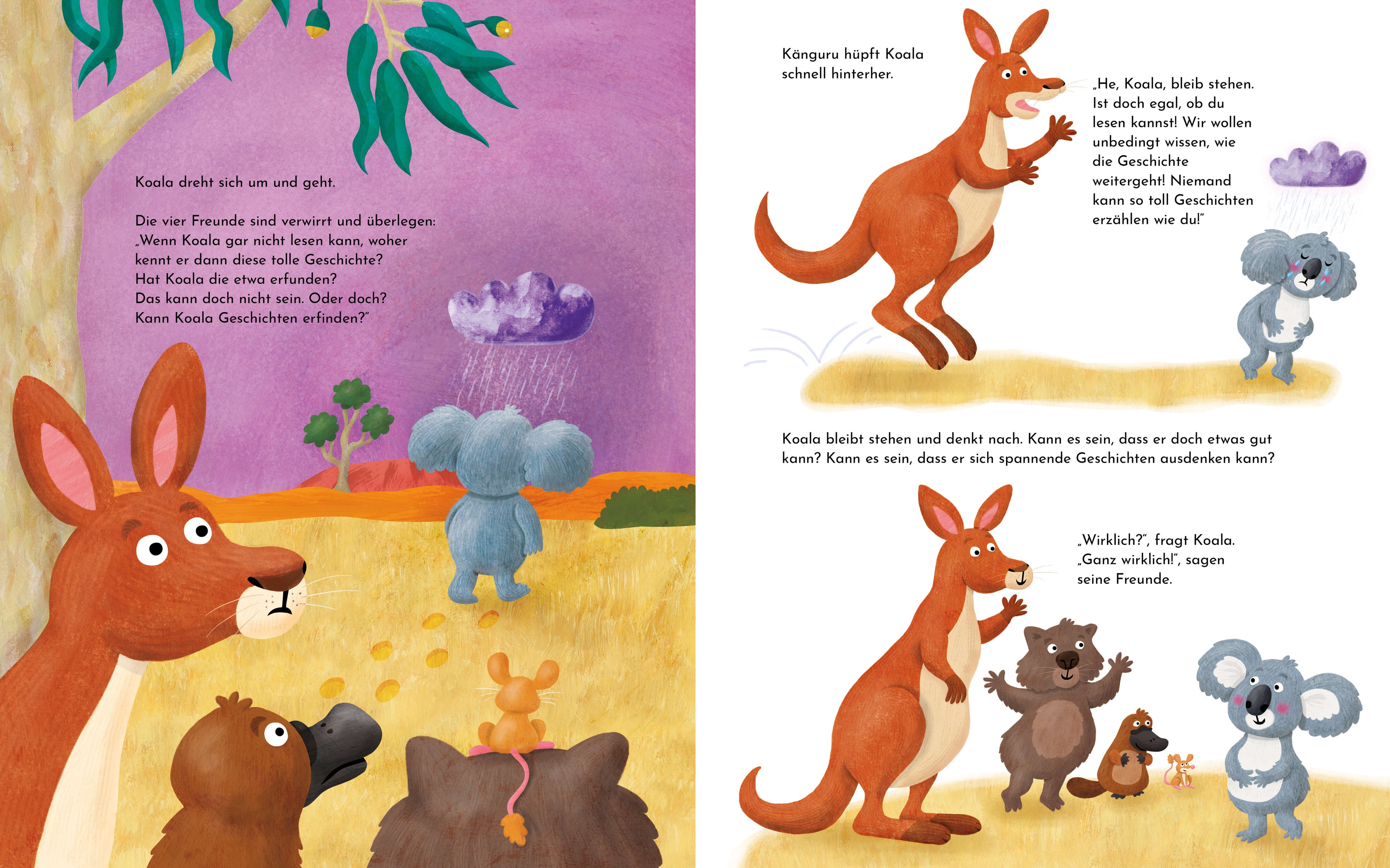 Koala denkt sich heut‘ was aus