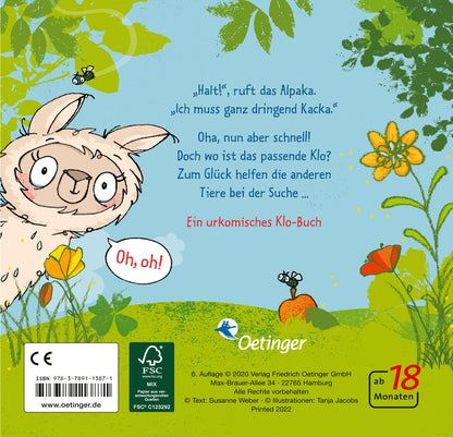 Das Alpaka muss Kacka