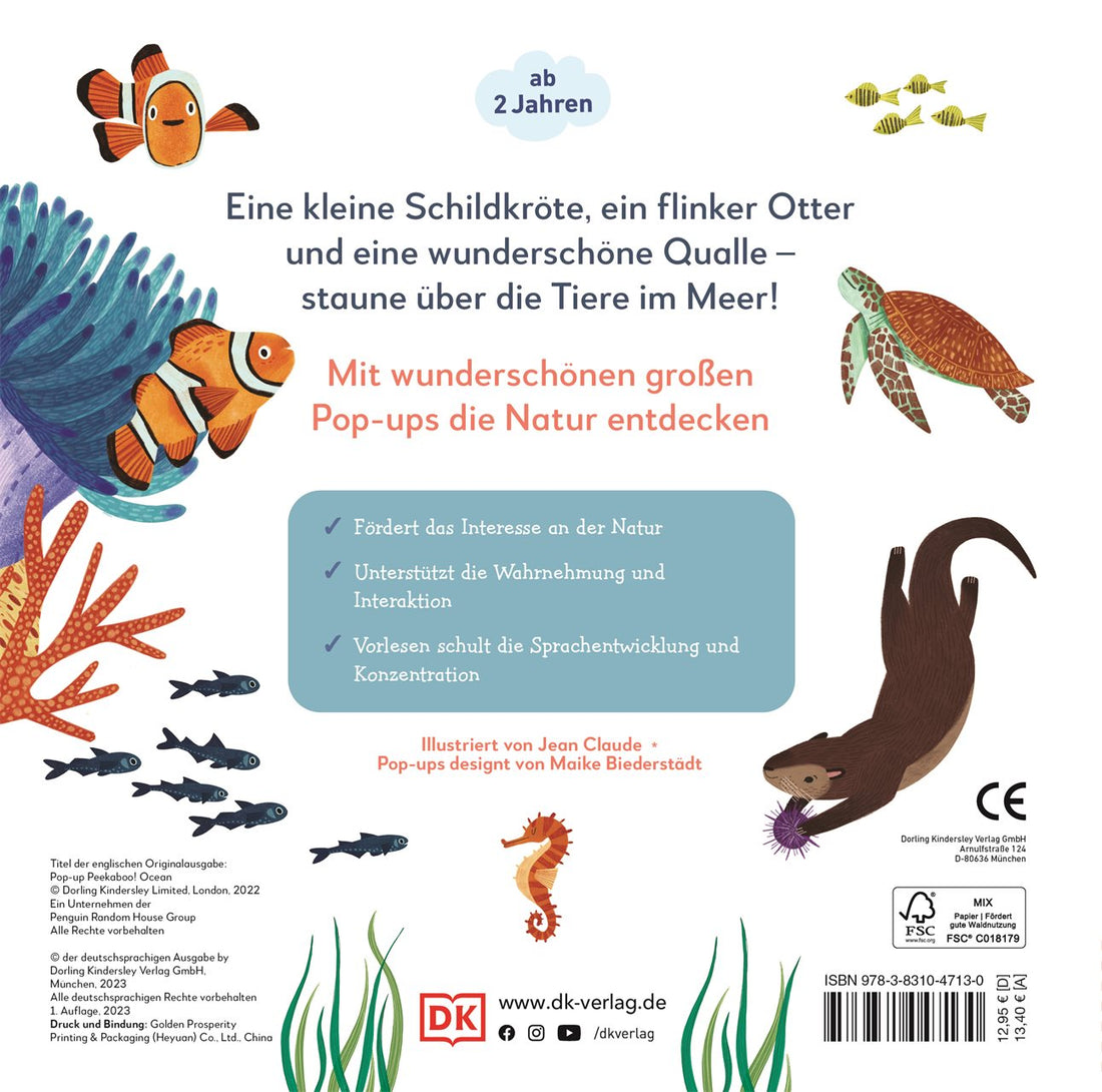 Mein Pop-up-Buch zum Staunen. Wer lebt im Meer?