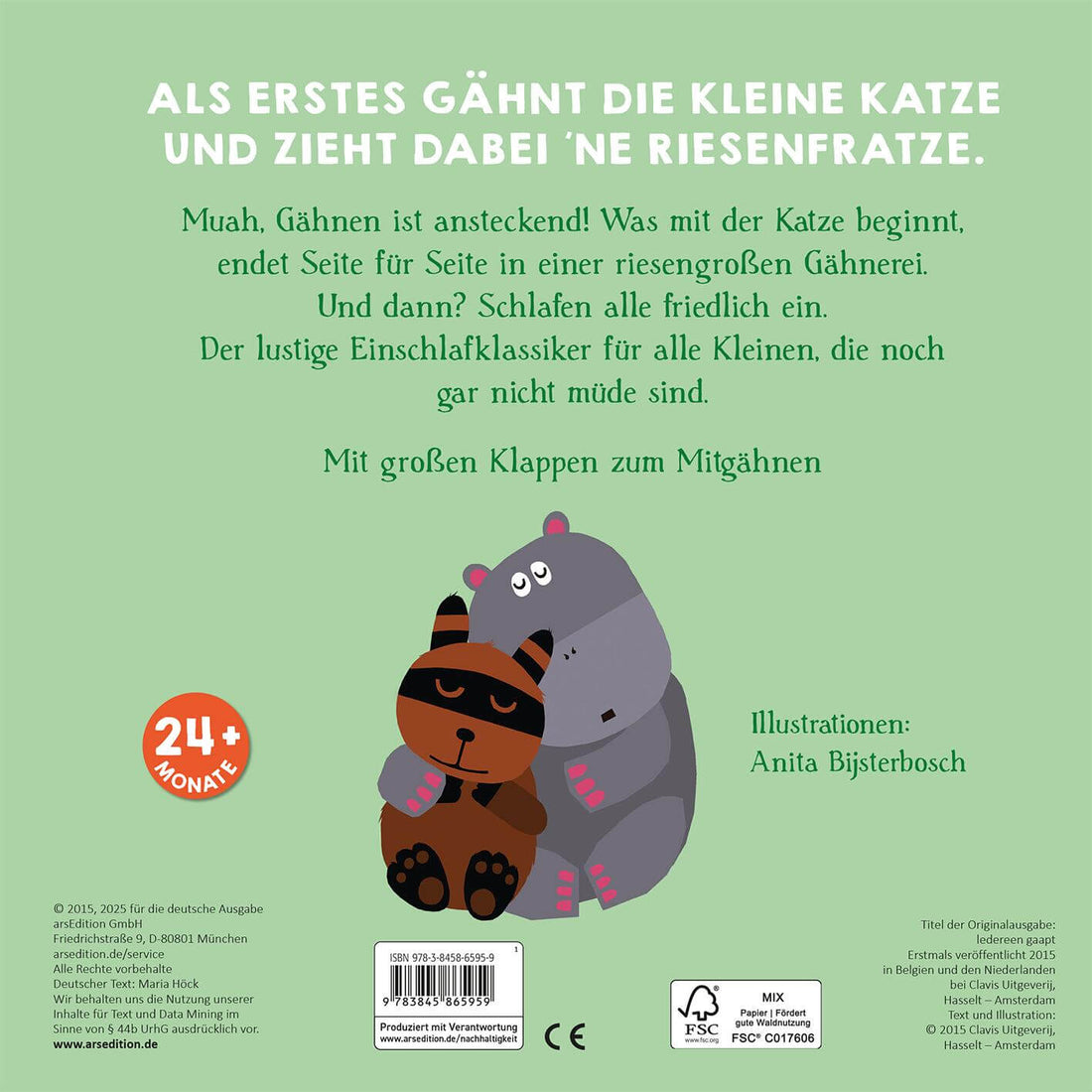 Alle müssen gähnen Mit großen Klappen 9783845865959 ArsEdition GmbH (2)